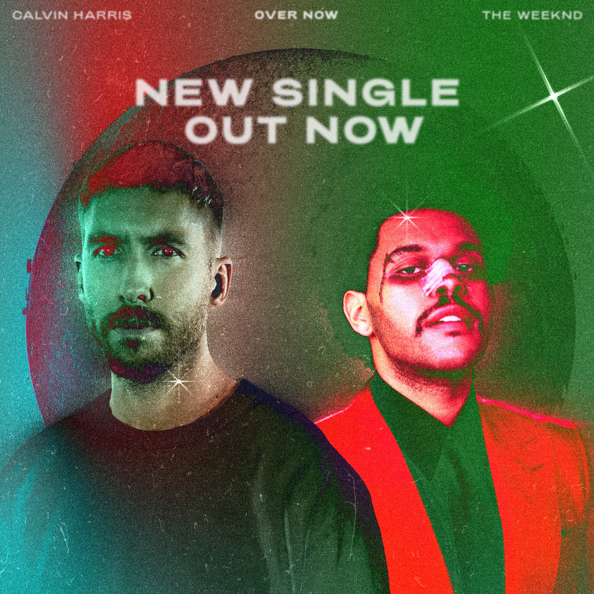 Calvin Harris & The Weeknd — Over Now single artwork