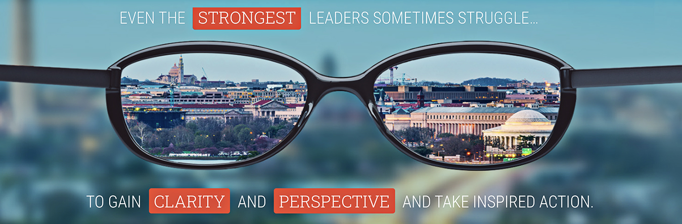 Eyeglasses bringing the Washington, D.C. skyline into sharp focus