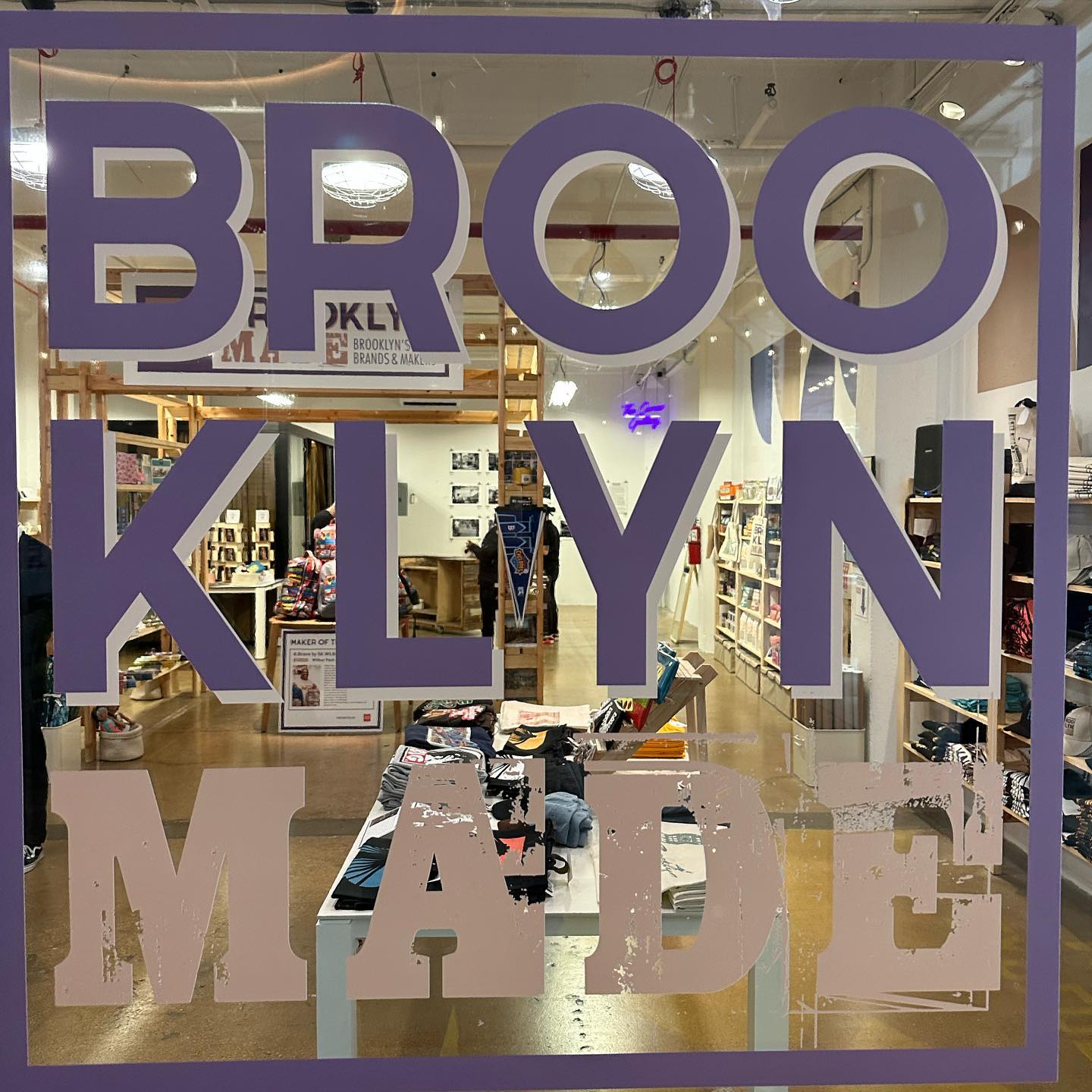 Brooklyn Made retail store window