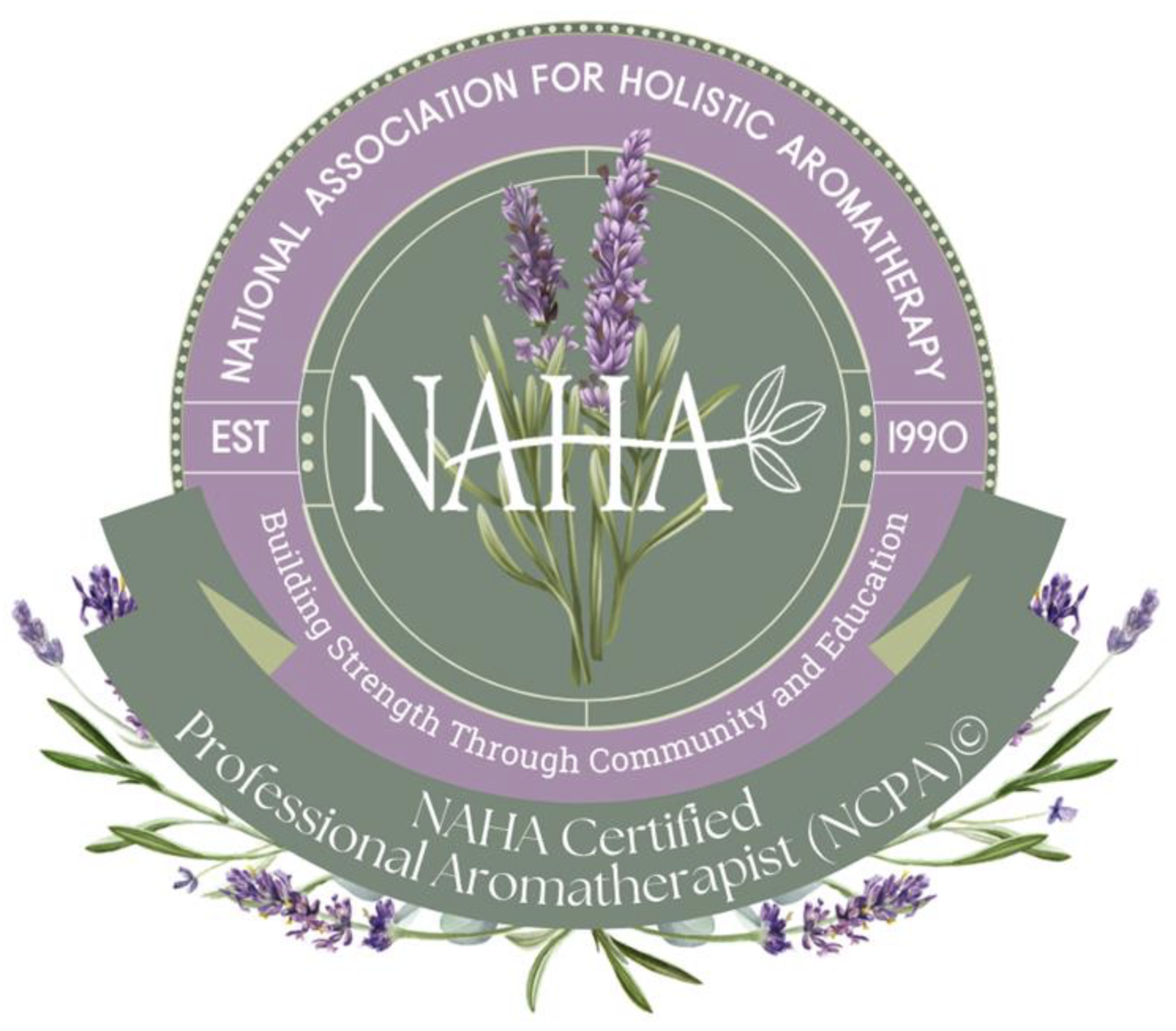 NAHA Certified Professional Aromatherapist seal