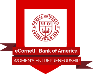 eCornell | Bank of America Women's Entrepreneurship program badge