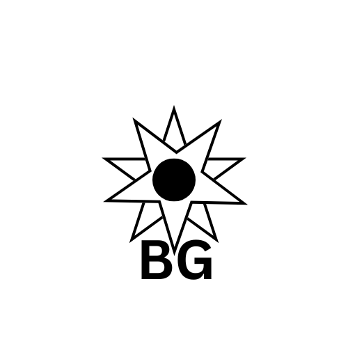 Beyond Grand Coaching starburst logo with the letters B G
