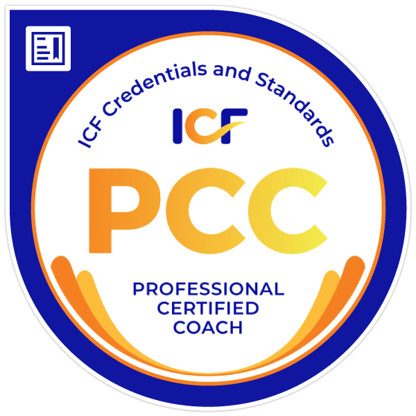 ICF PCC Professional Certified Coach credential badge