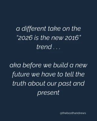 a different take on the 2026 is the new 2016 trend.