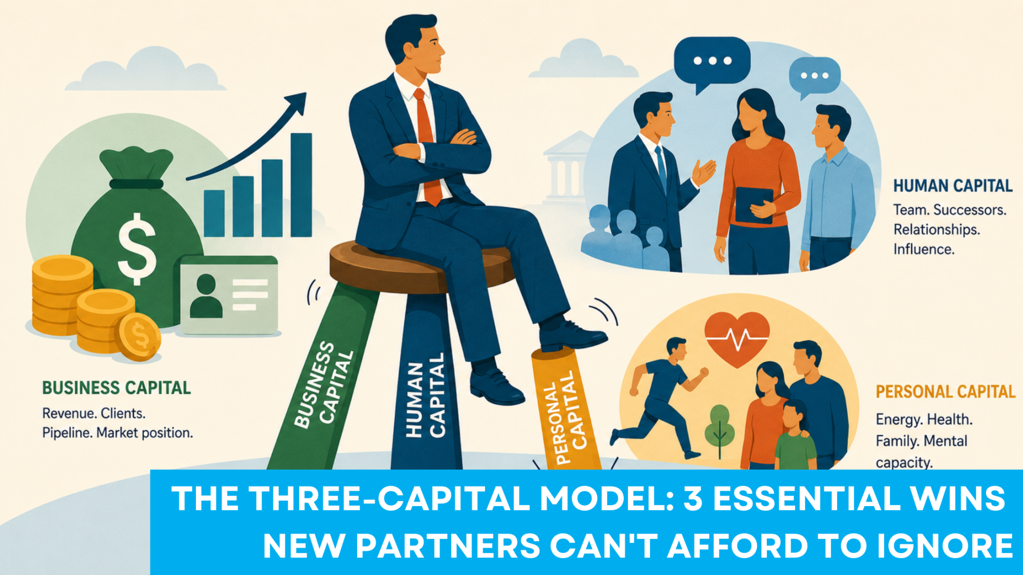 Three-Capital Model infographic