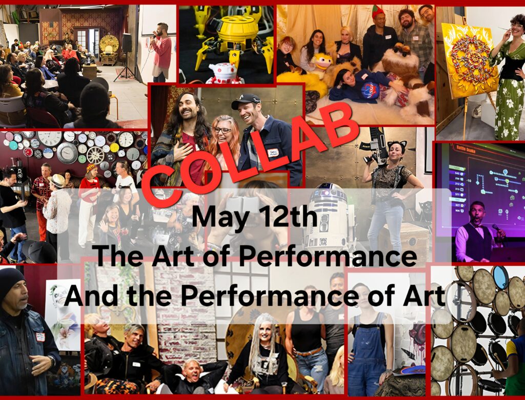Collab event collage: The Art of Performance and the Performance of Art