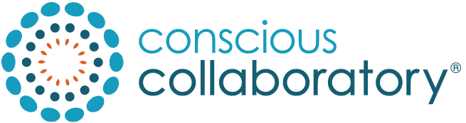 Conscious Collaboratory — mandala icon and wordmark