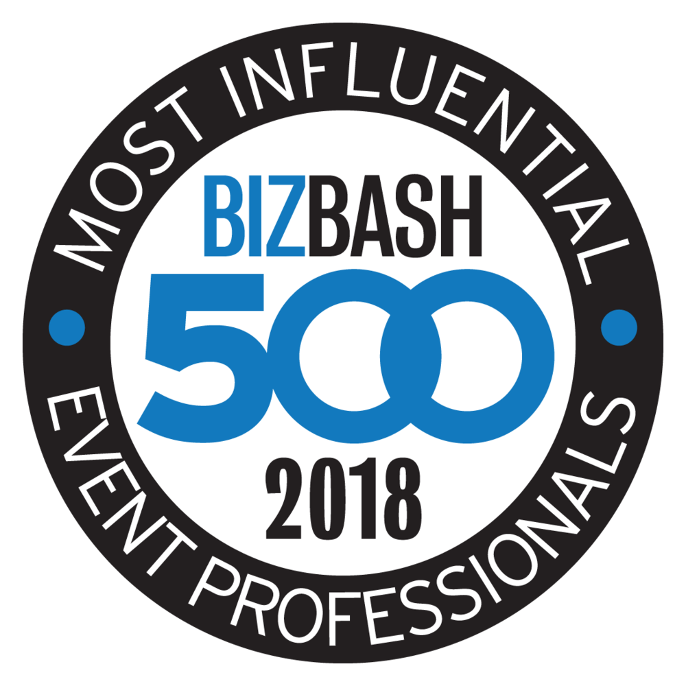 BizBash 500 Most Influential Event Professionals 2018 seal