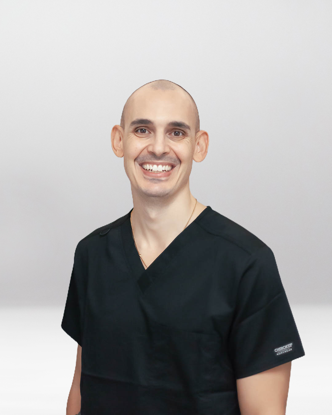 Portrait of Nicholas Spina, LMT, massage therapist at Encore Wellness