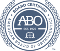 American Board of Orthodontics board-certified seal