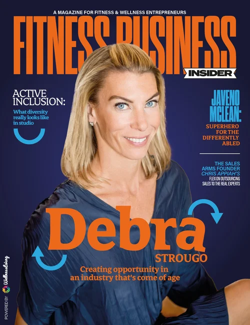 Fitness Business Insider Issue 7 cover featuring Debra Strougo
