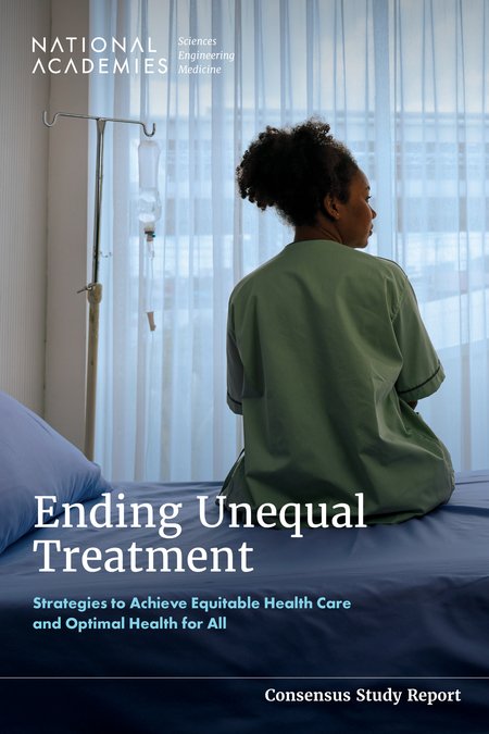 Cover of the National Academies report 'Ending Unequal Treatment.'