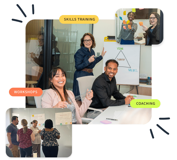 Illustration representing nonprofit leadership development