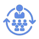 Cut-out figure representing interim and fractional HR leadership
