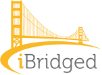 iBridged — golden bridge logo with iBridged wordmark