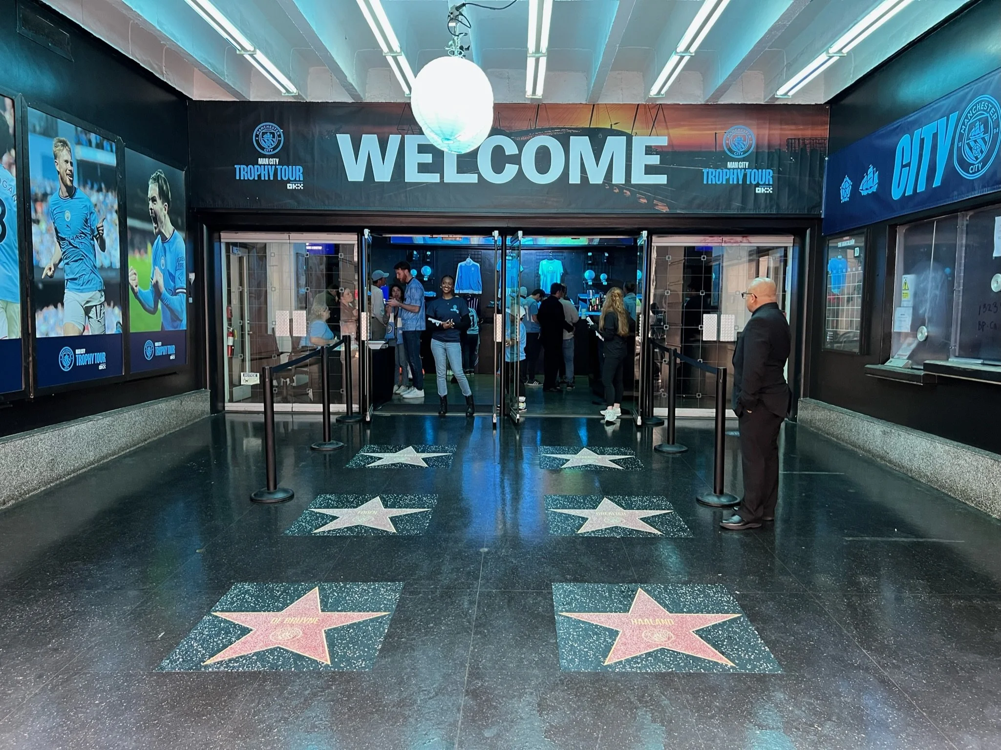 Man City trophy tour screening