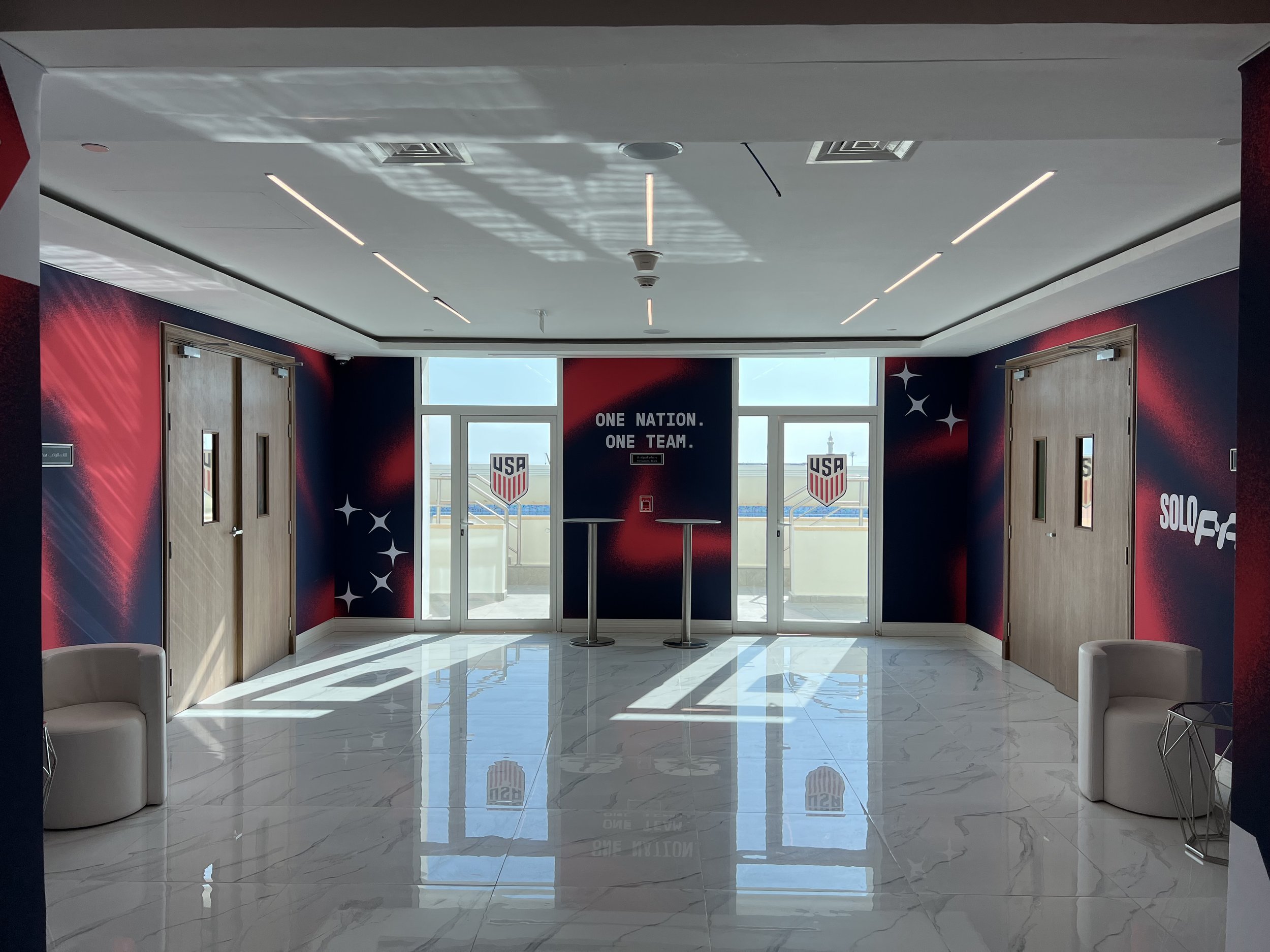 USA vs Qatar 2022 branding