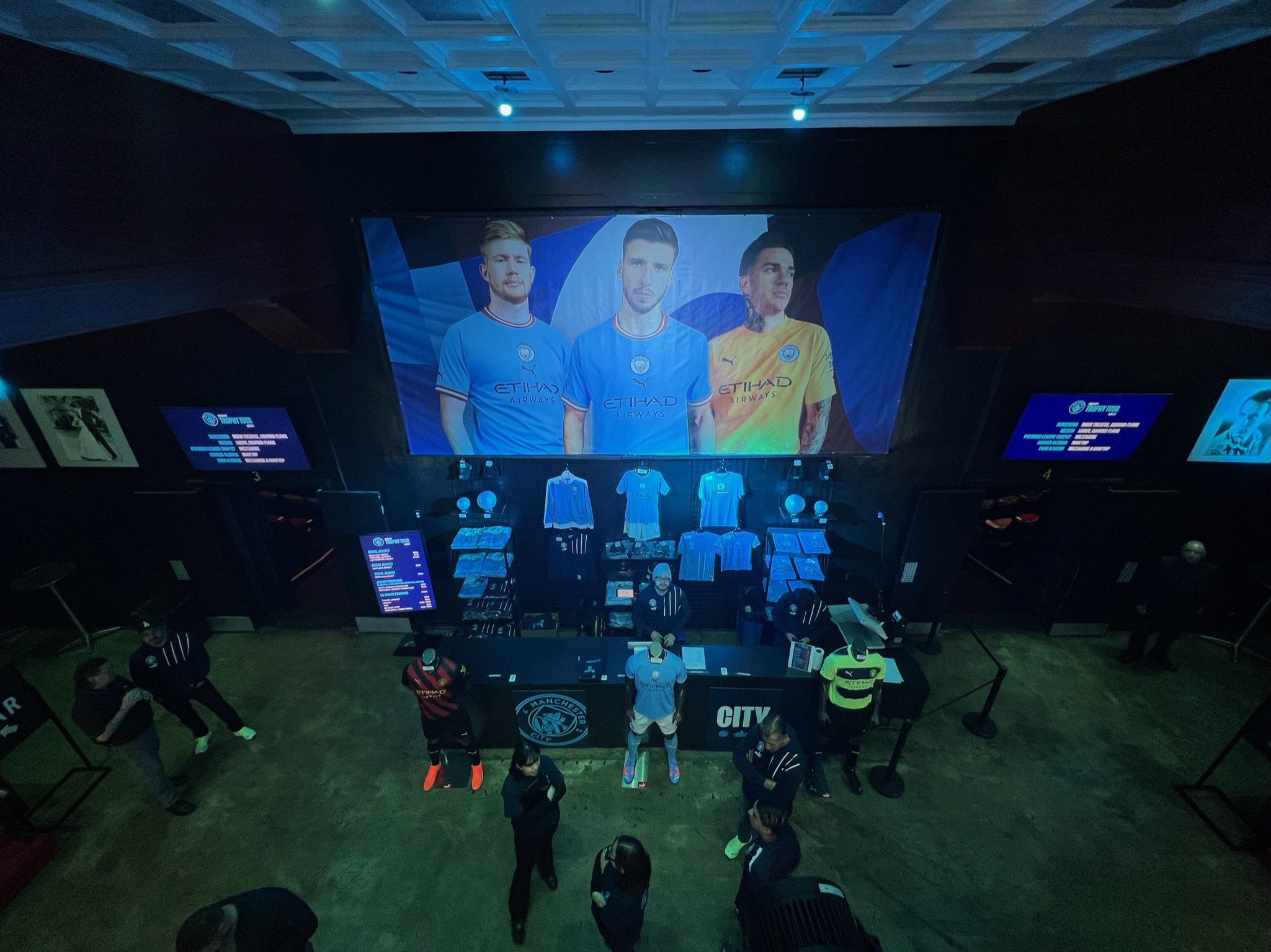 Man City activation display