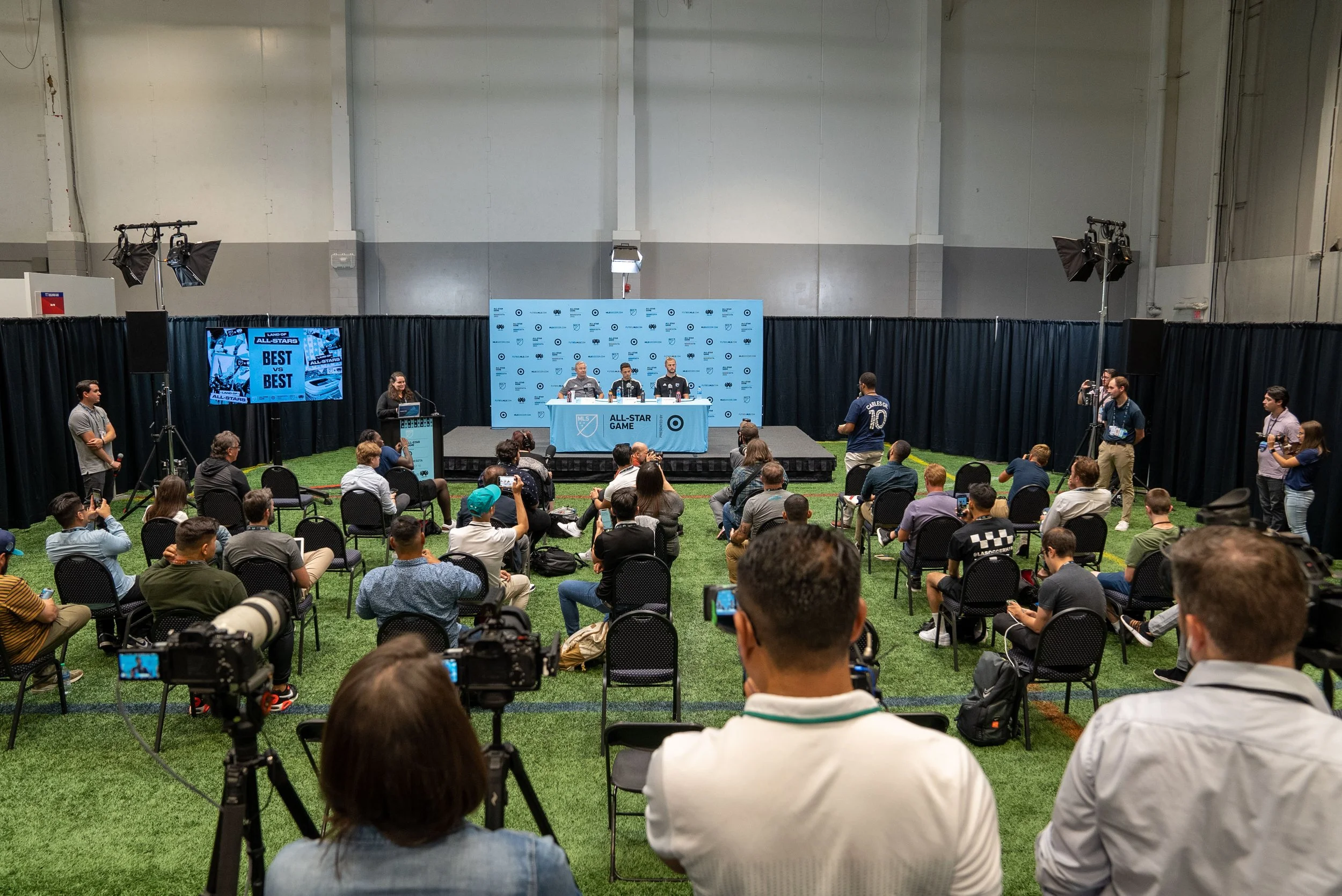 MLS player press interview