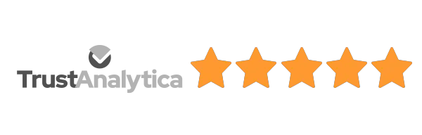 Five-star rating on TrustAnalytica
