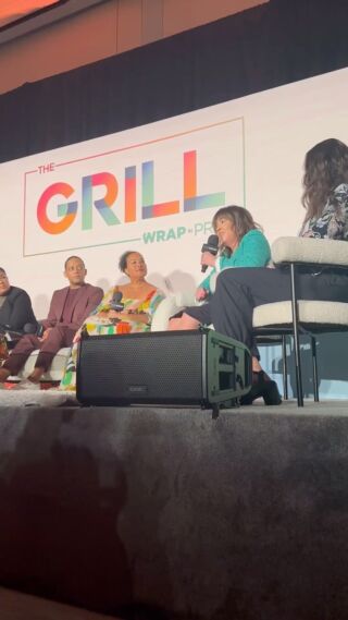 Panel discussion at The Grill event