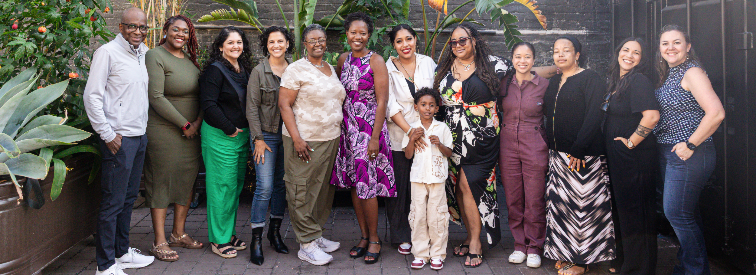 The Lead Liberated community — principals, coaches, and staff gathered together outdoors in Oakland.