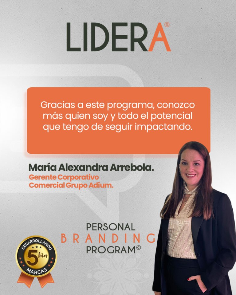 Testimonio de María Alexandra Arrebola, Gerente Corporativo Comercial de Grupo Adium