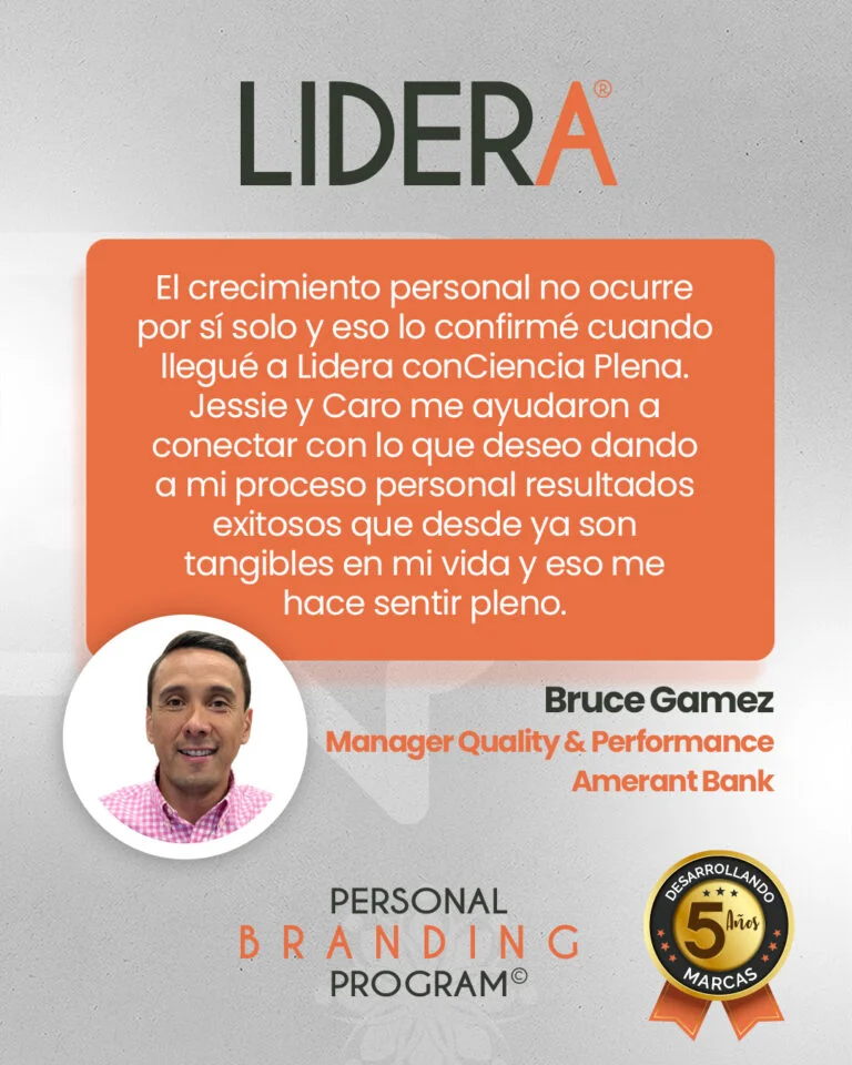 Testimonio de Bruce Gamez, Manager Quality & Performance de Amerant Bank