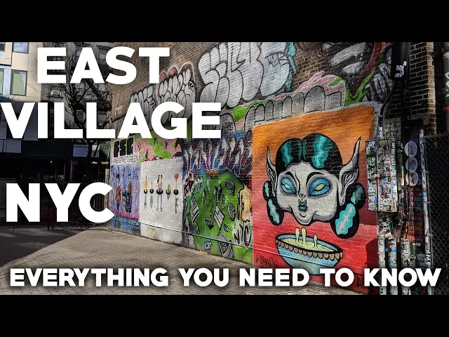 Video thumbnail: East Village NYC street art alley