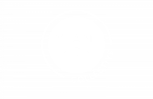 Miami Mom Collective circular logo in white