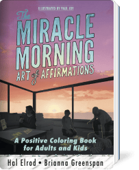 The Miracle Morning Art of Affirmations coloring book