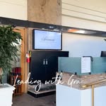 Corporate event check-in and reception