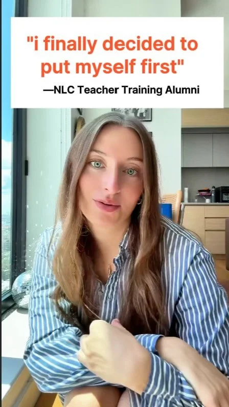 Instagram reel: NLC Teacher Training alumni testimonial