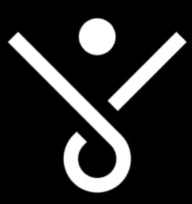 Noir Yoga Y-figure icon mark
