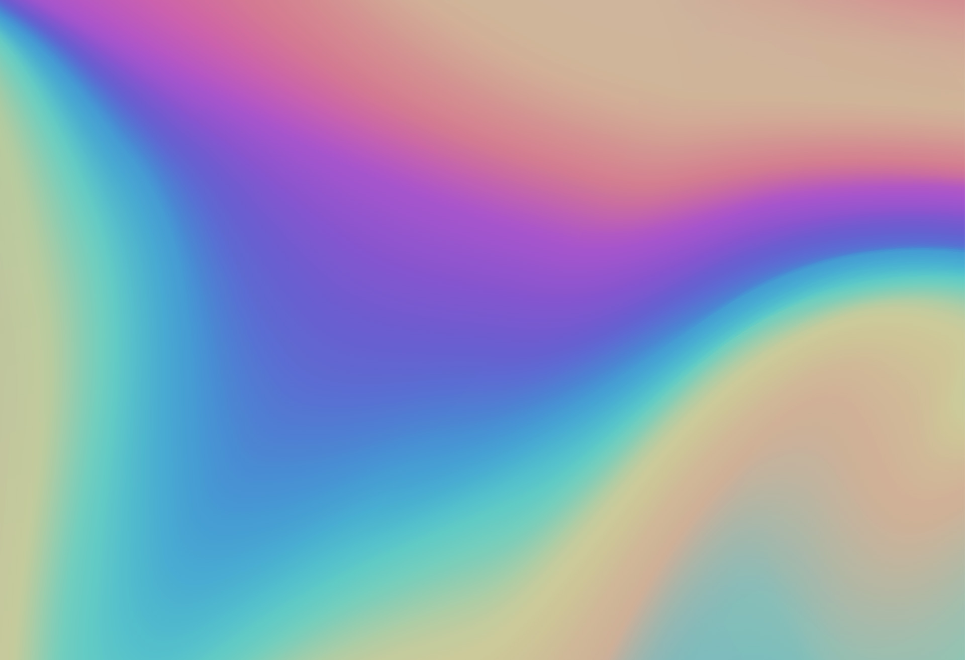 Abstract holographic gradient in purple, blue, pink and yellow tones