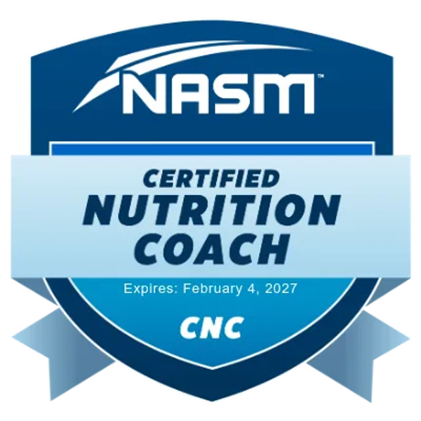 NASM Certified Nutrition Coach (CNC) credential badge