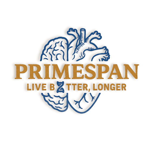 PrimeSpan certified coach seal — Live Better, Longer