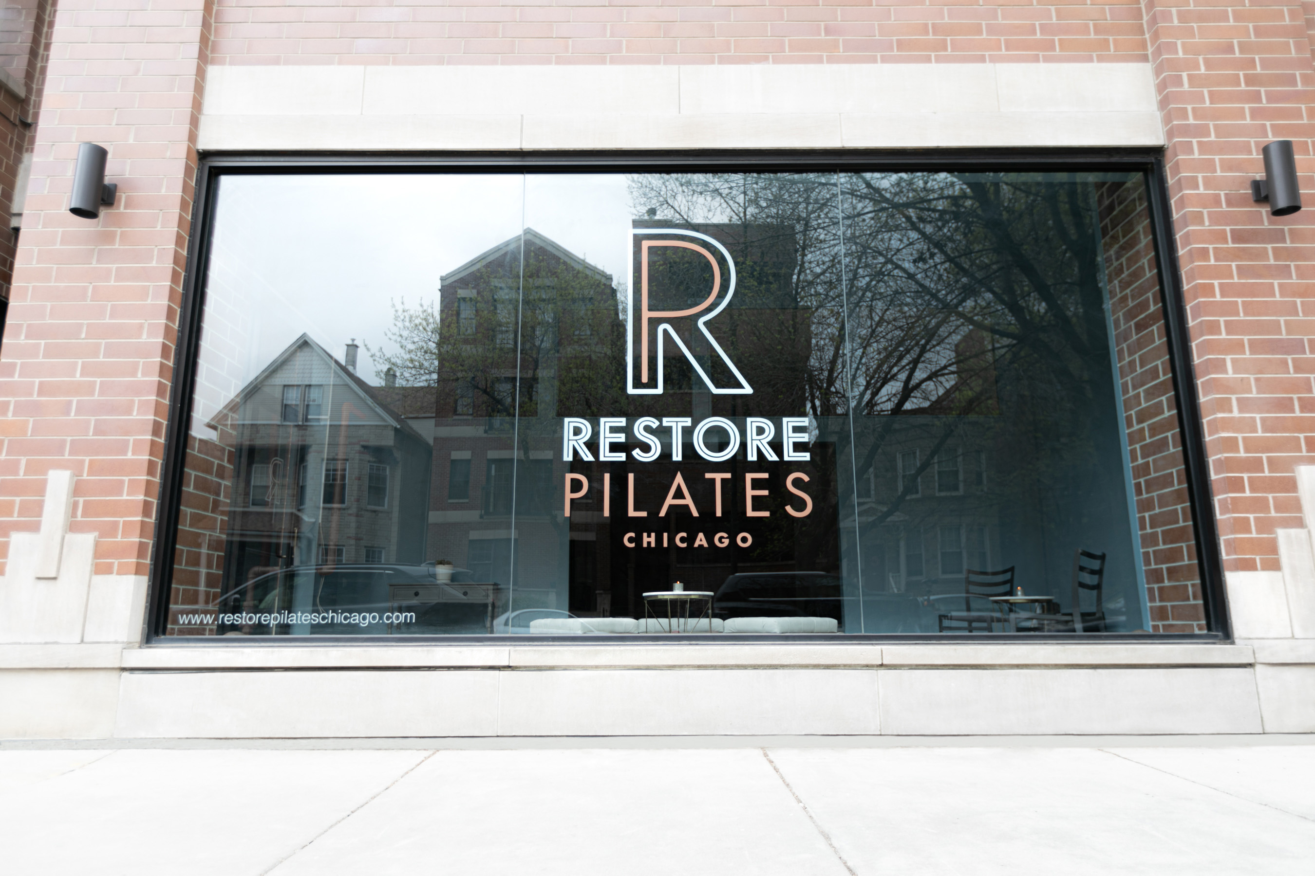 Restore Pilates storefront window