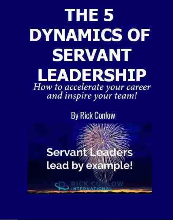 Book cover: The 5 Dynamics of Servant Leadership by Rick Conlow