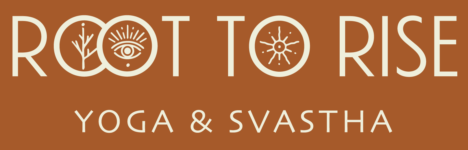 Root to Rise Yoga & Svastha wordmark