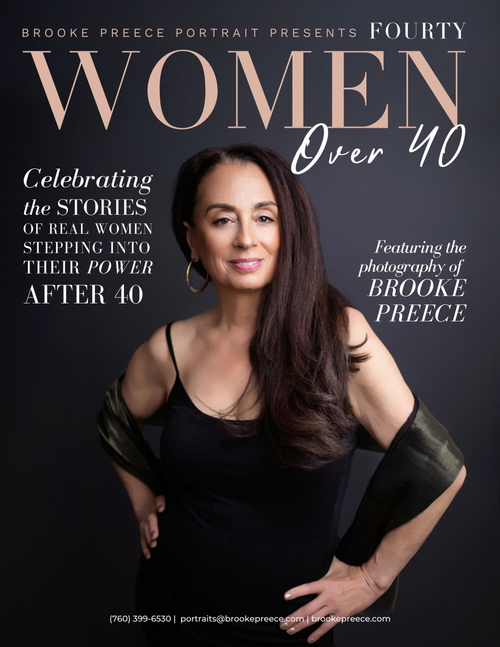 “Fourty Women Over 40” magazine cover thumbnail
