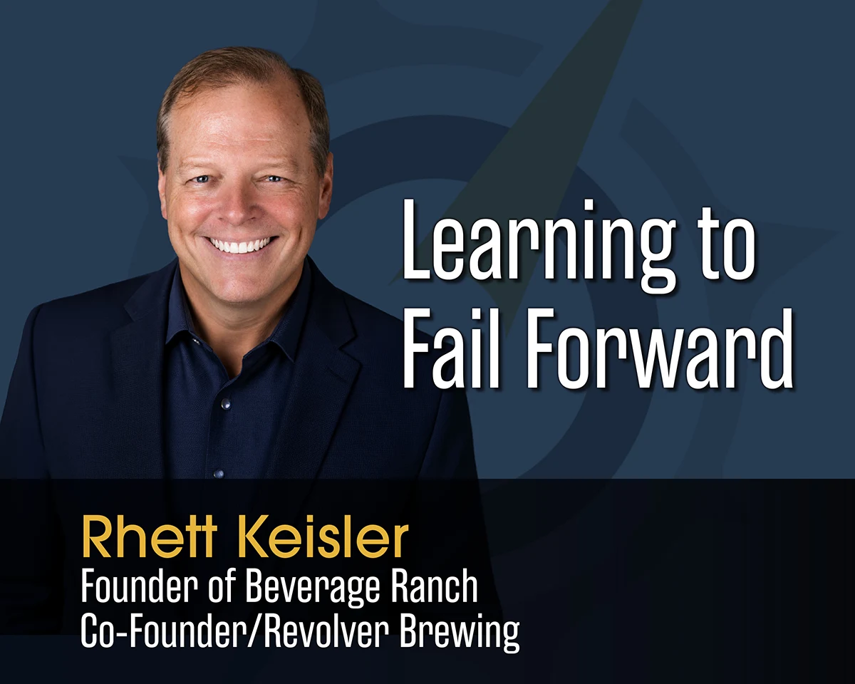 Podcast episode art: Rhett Keisler, Learning to Fail Forward