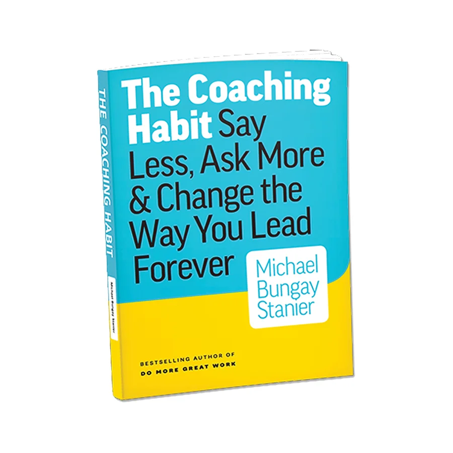 Book cover: The Coaching Habit