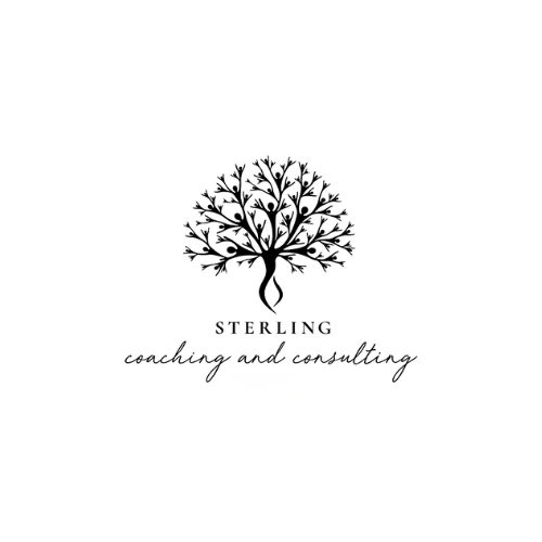 Sterling Coaching and Consulting logo — tree illustration with script wordmark
