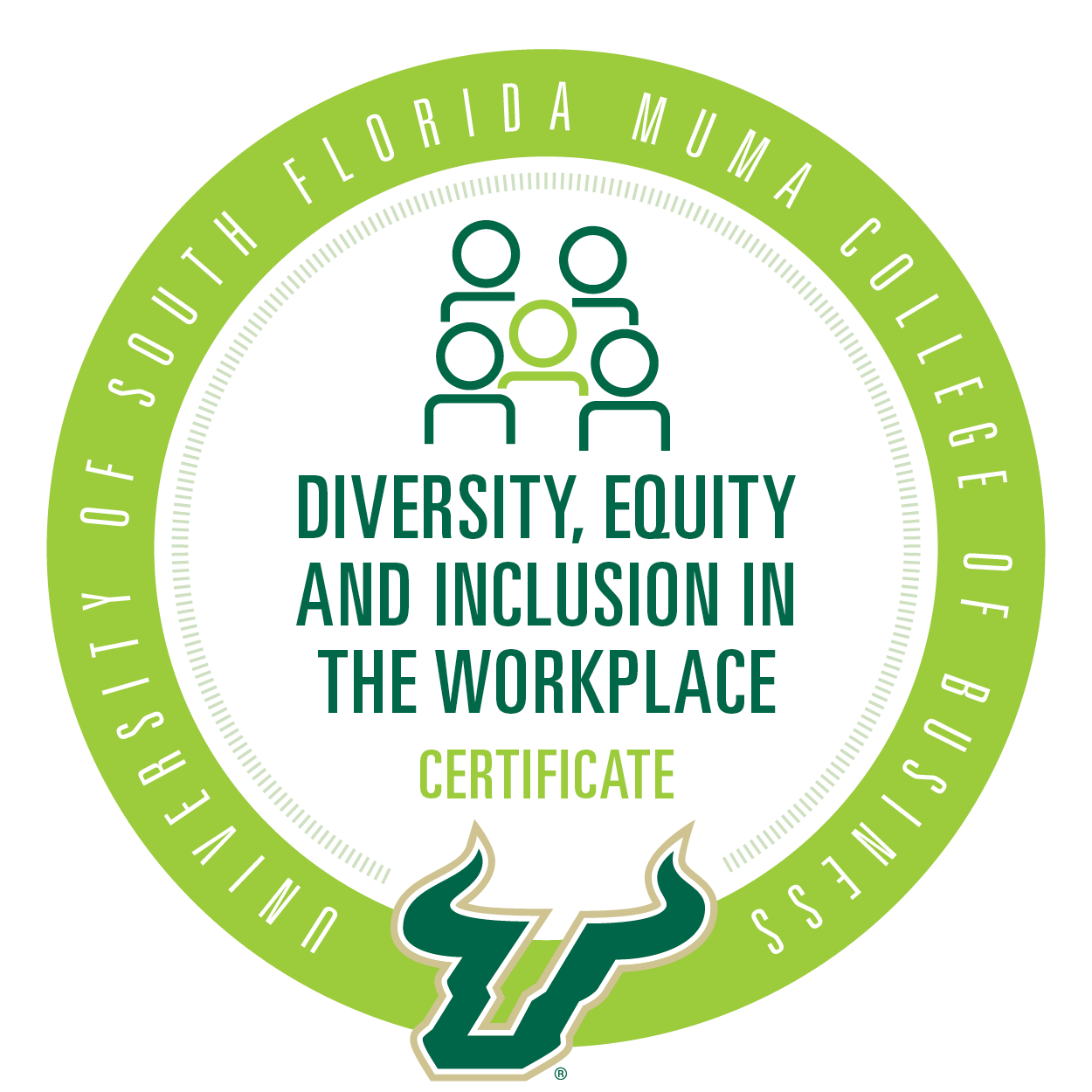 University of South Florida Muma College of Business DEI Certificate badge
