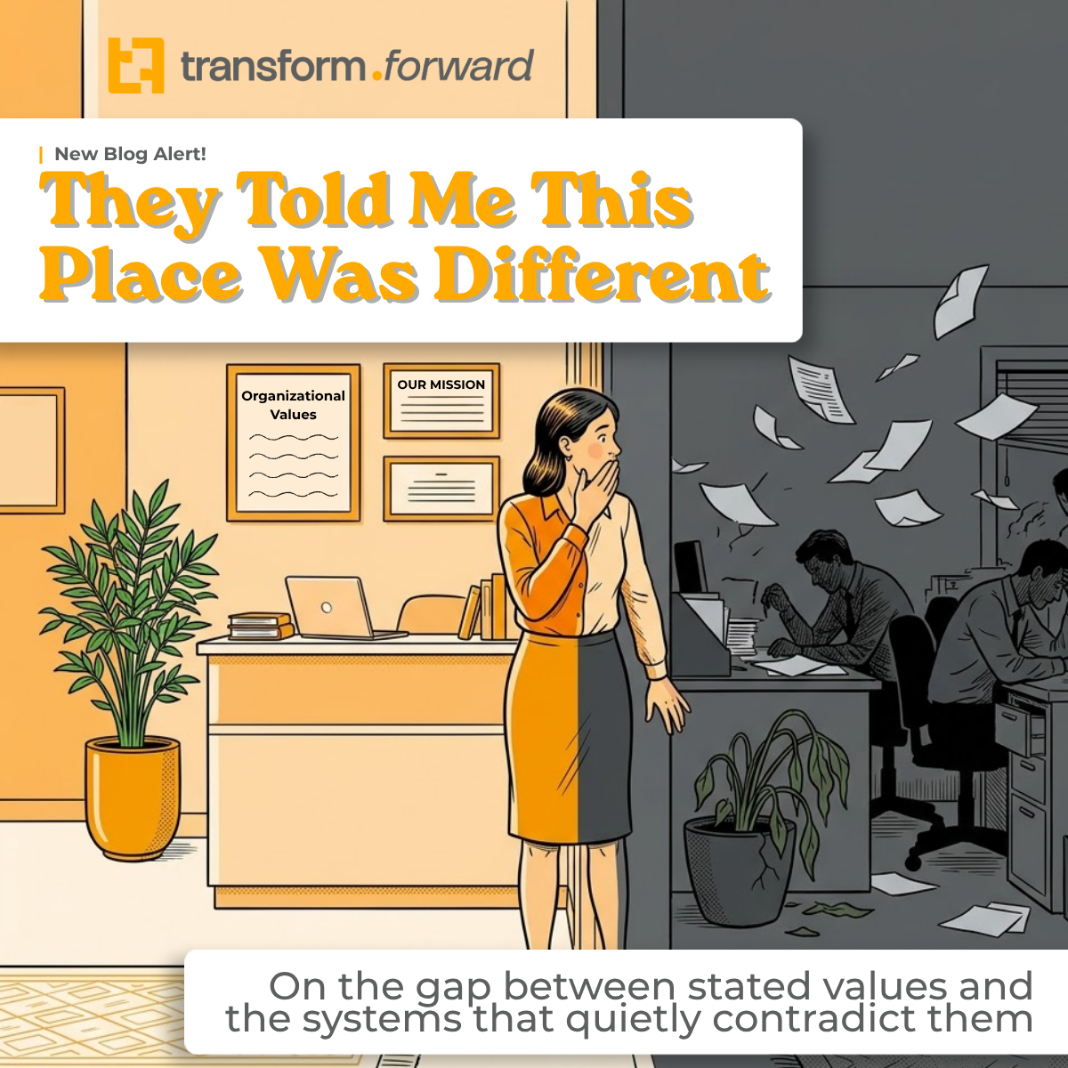 Blog cover: They Told Me This Place Was Different
