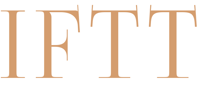 IFTT gold wordmark