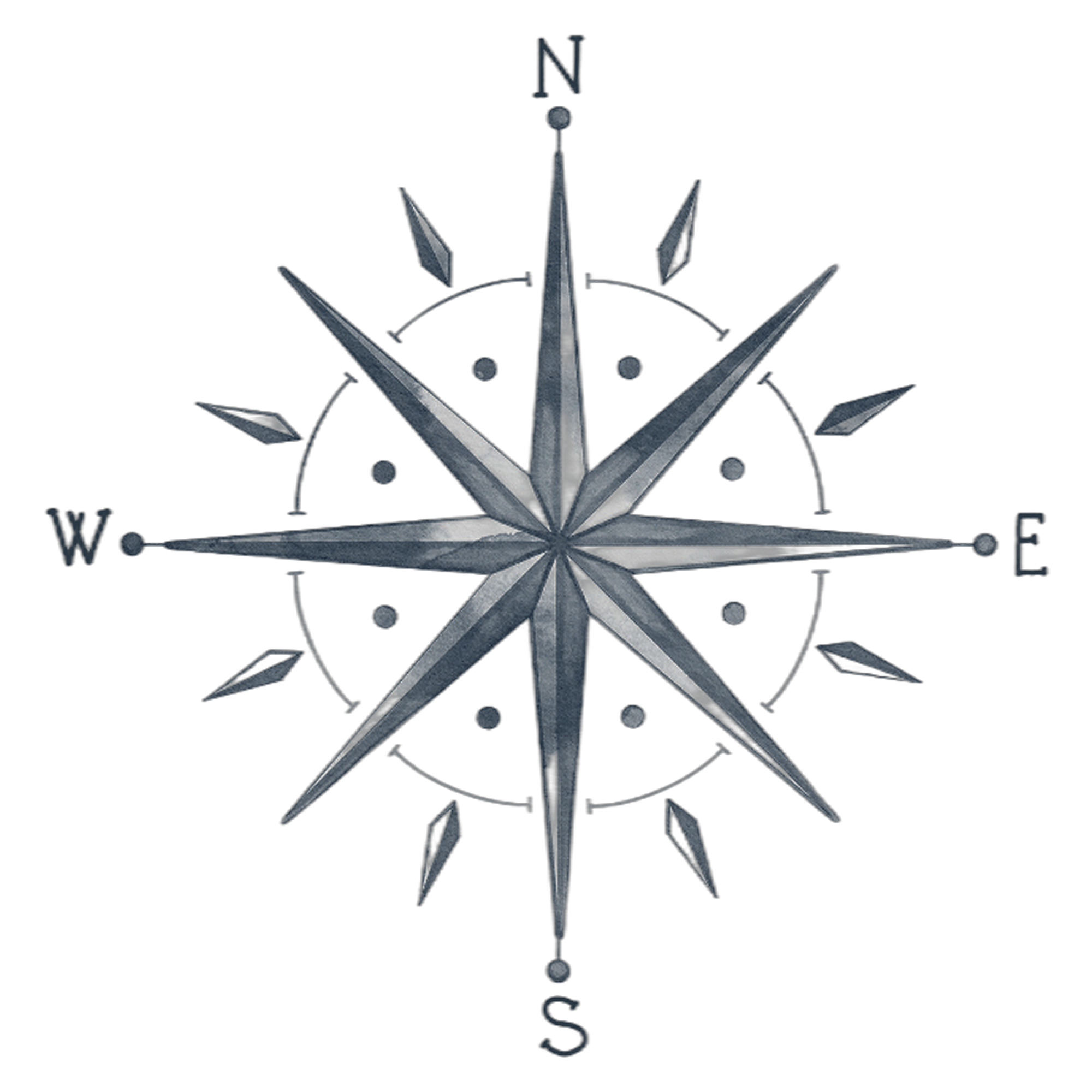 Compass rose icon
