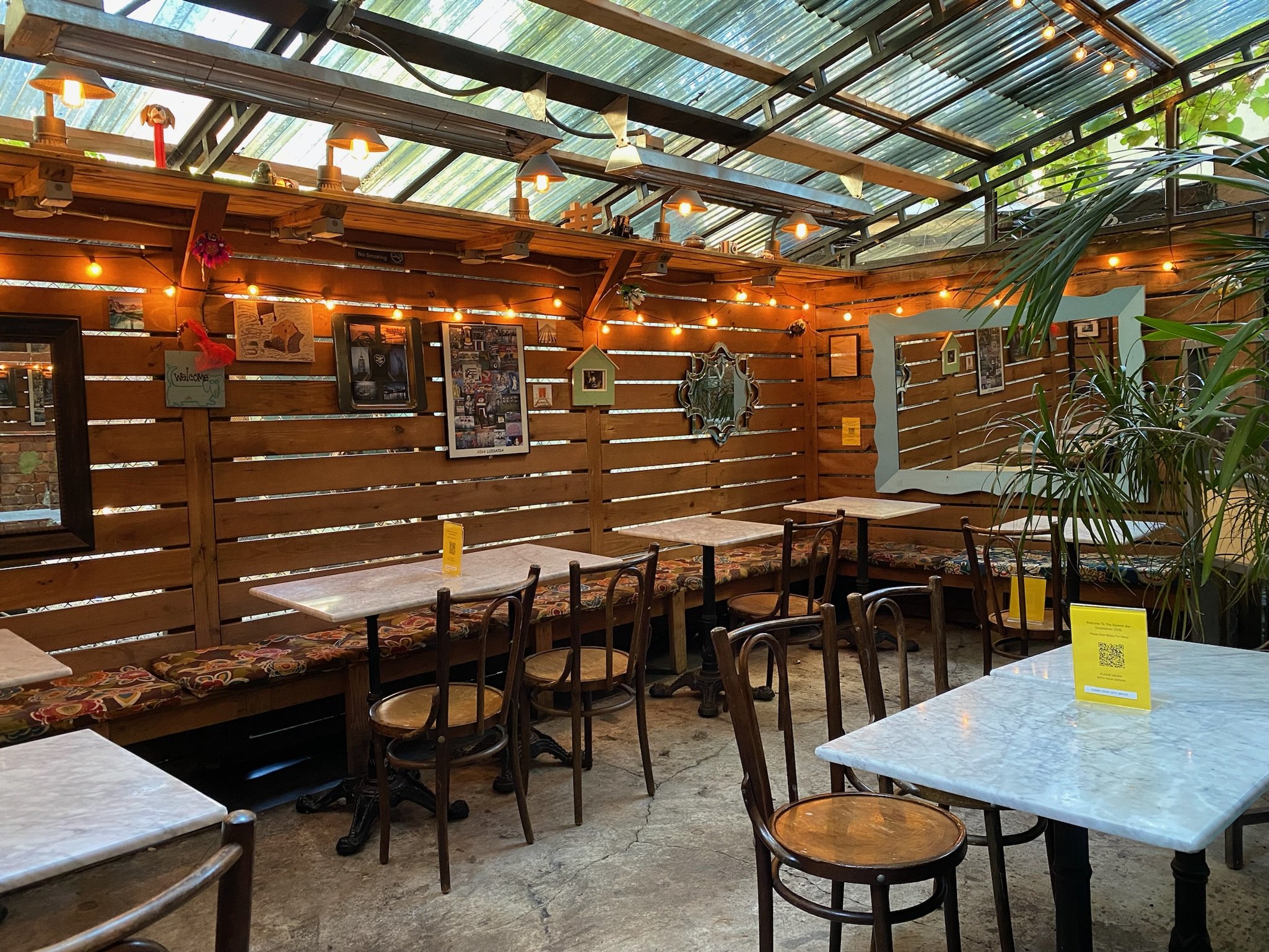 Interior detail of the bar at The Summit
