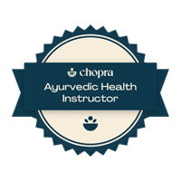 Chopra Ayurvedic Health Instructor badge